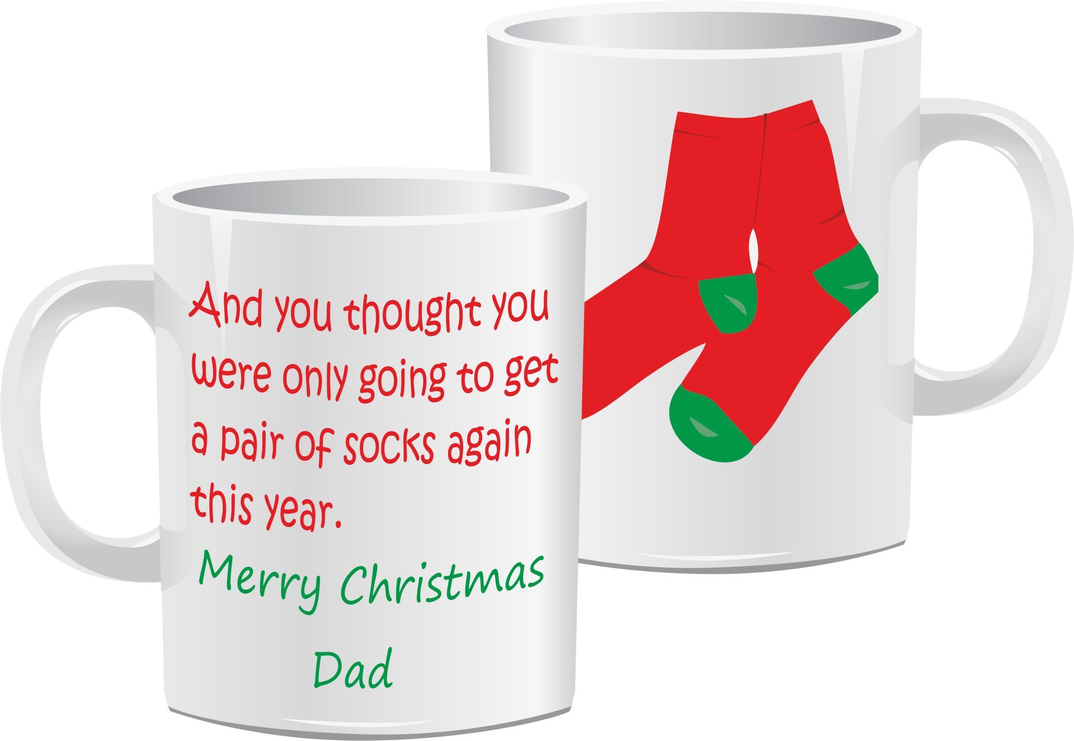 Socks Christmas Mug gift