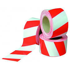 SUPERSTRONG BARRIER TAPE RED & WHITE