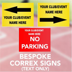 Bespoke Signs (Text Only)